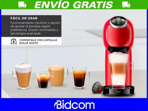 Krups Genio S Plus Cafetera Dolce Gusto Roja