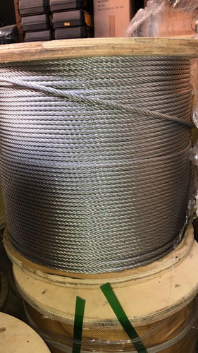 Cable De Acero Galvanizado 8mm 6x19+1 1000 Metros Technik