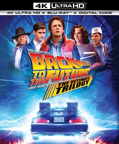 Volver Al Futuro (back To The Future). Trilogía 4k+blu-ray