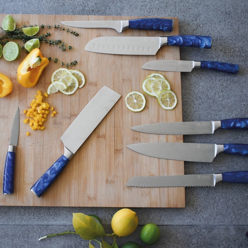 Imagen 4 de 9 de Set 8 Cuchillos - Zero Knives Bright Set