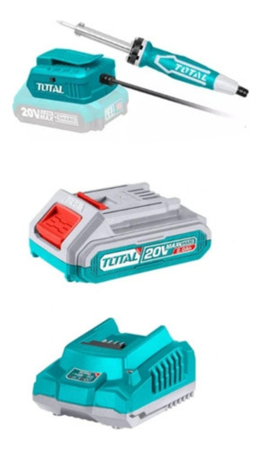 Cautin Inalambrico Total 20v + Batería + Cargador Tsili2002