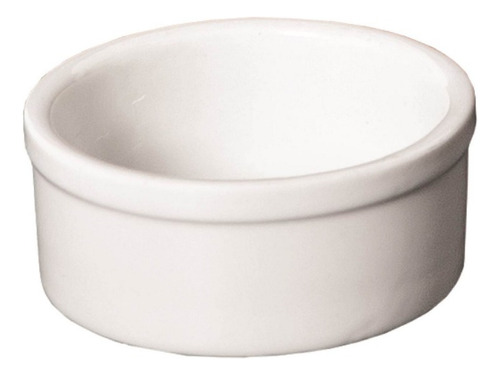 Cazuela 7 Cm Recipiente Dip Porcelana Gastronomica Bz3 Color Blanco