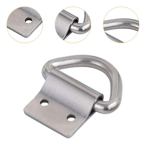 Kit De Sujeción Para Carga Pesada Plata 4,96x4,5 Cm