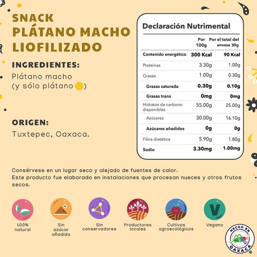 Imagen 4 de 8 de Fruta Liofilizada Deshidratada En Frío Caja De 5pzs