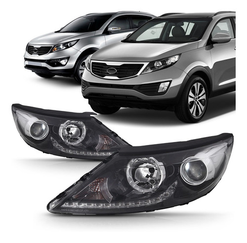 Farol Sportage 2011 2012 2013 2014 2015 2016 Led