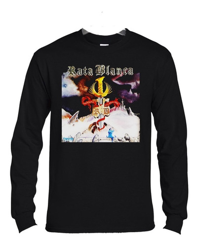 Polera Ml Rata Blanca Guerrero Del Arco Iris Metal Abominatr