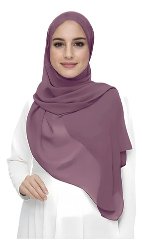 Hiyab De Chifón Premium Pañuelo Chal Para Mujeres Musulmanas