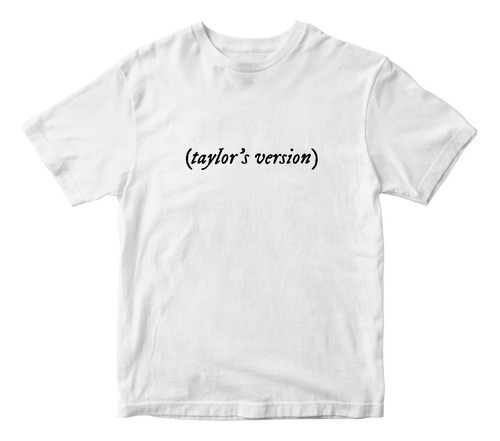 Remera Unisex - Taylor Swift Taylor´s Version Logo