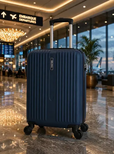 Mala De Viagem Rígida De Bordo 10kg Rodas 360° Medidas Anac