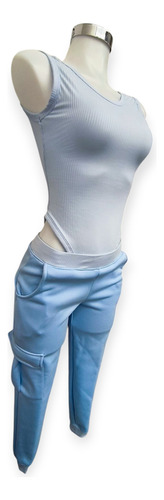 Blusa Body Y Jogger Para Dama