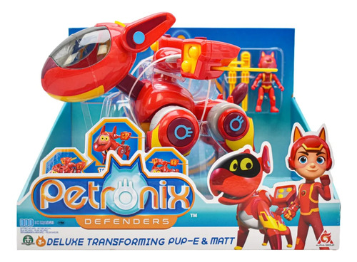 Petronix Defenders Deluxe Transforming Set 2 Vehiculos Alpha