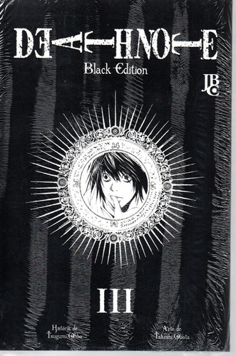 Mangá Death Note Black Edition Nº 03 - Jbc 3 - Capa Mole - Lacrado - 2022 - Bonellihq