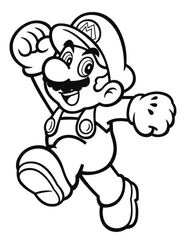 desenhos do mario bros 30 –  – Desenhos para Colorir