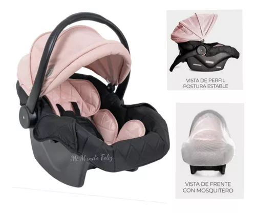 Portabebe Para Llevar Bebes Desde Recien Nacidos Color Rosa Porta bebe