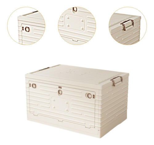 Bin De Almacenamiento Plegable Caja De Almacenamiento De