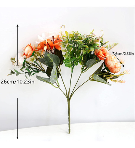 Mt 2 Rosas Artificiales De Seda For Decoración De Bodas