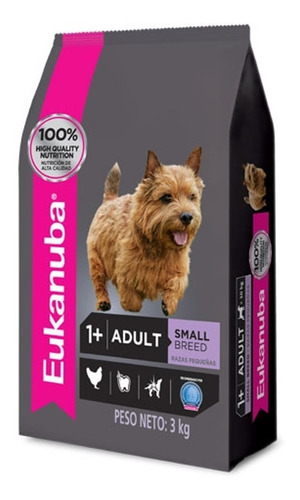 Eukanuba Adulto Small Breed (perros) X 3kg Pet Shop Caba