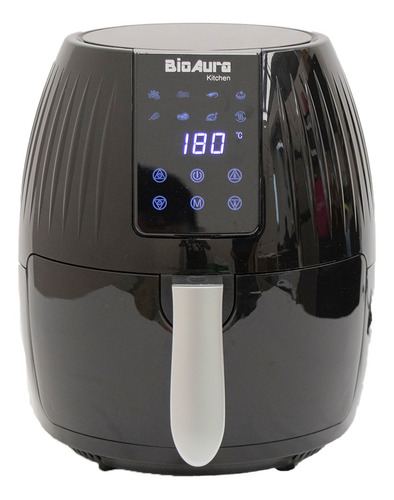 Freidora De Aire Pantalla Digital Bioaura Kitchen Frei01 Negro 1300 W