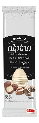 Chocolate Alpino Lodiser Tableta X 500grs - Baño - Moldeo