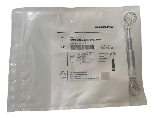 Nimfe-m12/4,6l88-up6x-h1141 Sensor Inductivo Turck