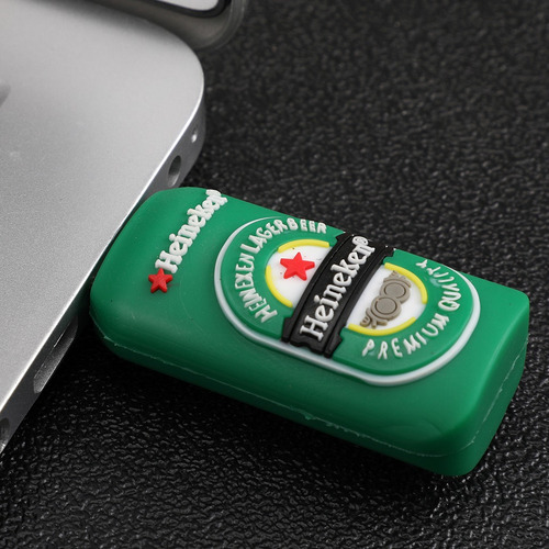 Imagen 3 de 6 de 1 Pieza Flash Usb Exquisito Elegante Botella De Cerveza