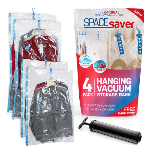 Spacesaver Bolsas Colgantes De Sellado Al Vaco (paquete Vari