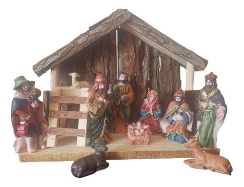 Cristo Natividad Escena Estatua Jesús Pesebre Nacimiento