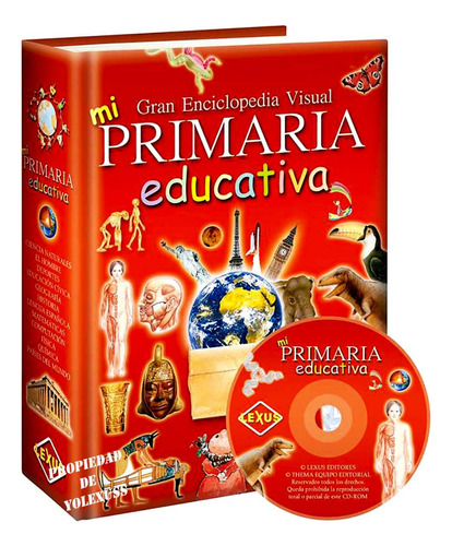 Libro Mi Primaria Educativa Gran Enciclopedia Visual + Cd