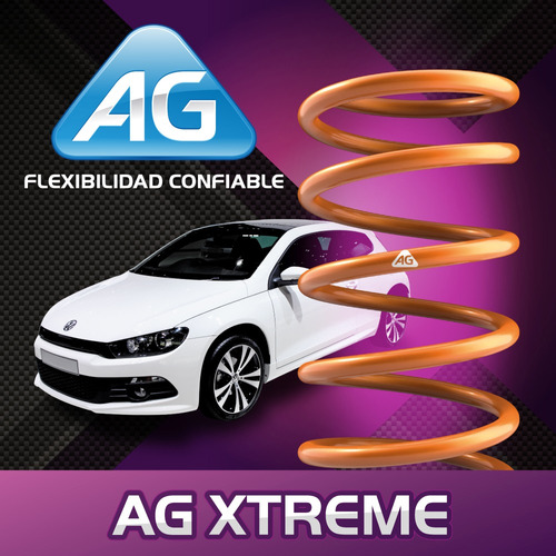 2 Espirales Ag Xtreme Deportivos Bajos Fiat 147 128