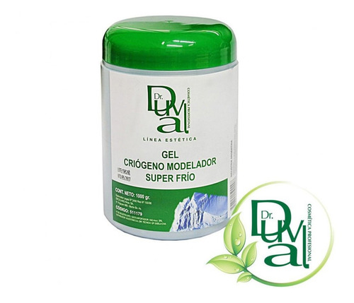 Gel Criógeno Modelador Super Frio Duval 1000gr