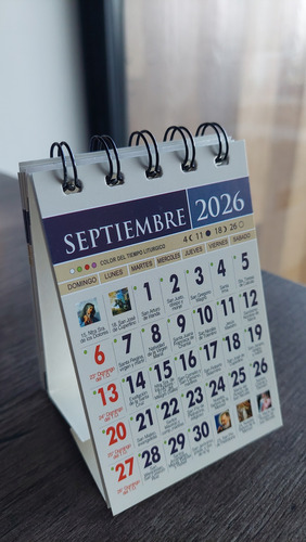 Calendario Religioso De Escritorio 2026 San Cayetano