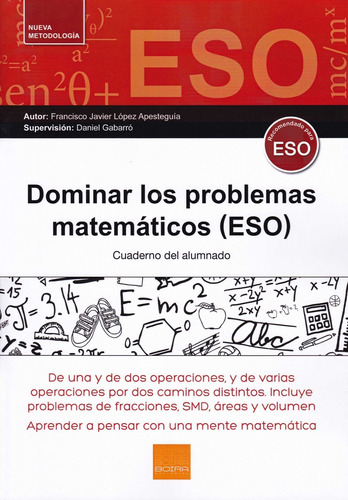 Libro Dominar Los Problemas Matemáticos Eso - Lopez Apesteg