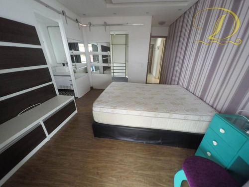 Imagem 15 de 30 de Apartamento Mobiliado De 3 Dormitórios À 50 Metros Da Praia Com Vista Do Mar À Venda Na Aviação!!! - Ap3597