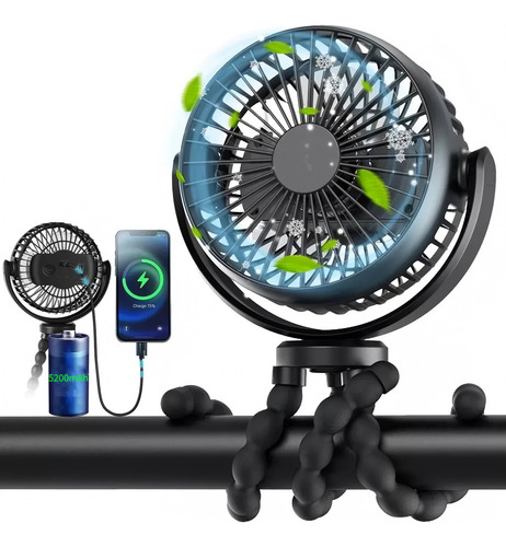 N Mini Ventilador Portátil De Larga Duración
