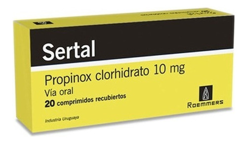 Sertal® X 20 Comprimidos Recubiertos -  Antiespasmódico