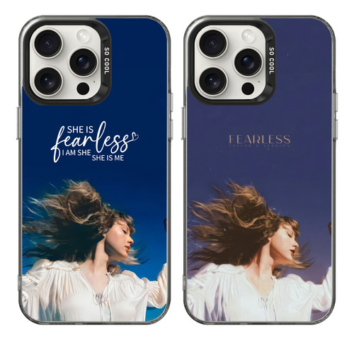 Funda Para iPhone Taylor Swift Fearless Case 2pcs Flsimdb12