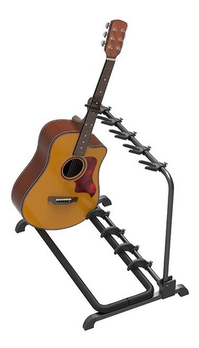 Imagen 4 de 5 de Rack Para 5 Guitarras Guitto By Joyo