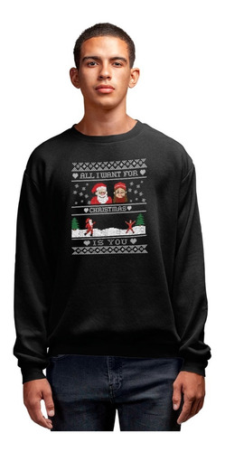 Imagen 1 de 4 de Sudadera Navidad - Unisex - All I Want For Christmas