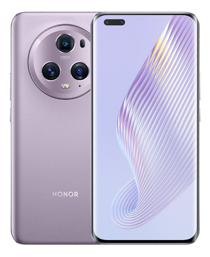 Honor Magic5 Pro Smartphone 12 Gb Ram 512 Gb Rom Dual Sim Teléfono Snapdragon 8 Gen 2 Celular 5100mah Batería Nfc Ip68 Púrpura