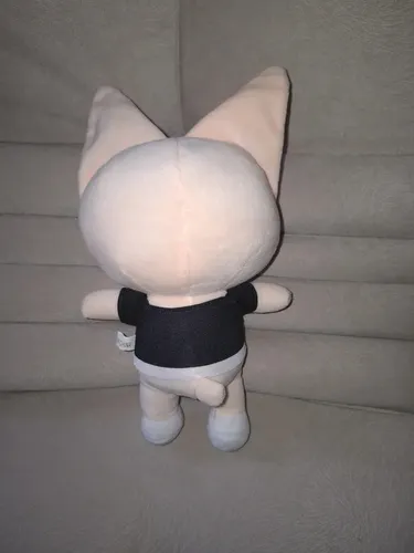 Pelúcia Foxi Ny 25cm Rosa-Claro Skzoo Stray Kids Hipoalergênica