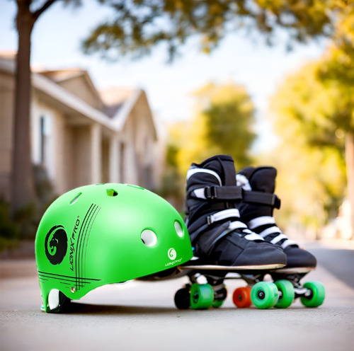 Casco Lionix Pro Nimble Kids Color Verde Talla Md