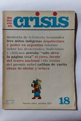 B6 Revista Crisis 18 Octubre 74 