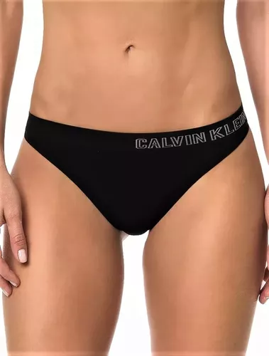 Kit 2 Calcinhas Calvin Klein - Tanga - Sem Costura - Pkf14