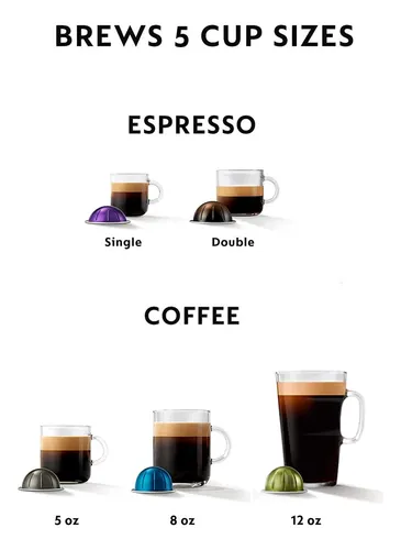 Nespresso Vertuo Pop Deluxe Máquina De Café Plateada