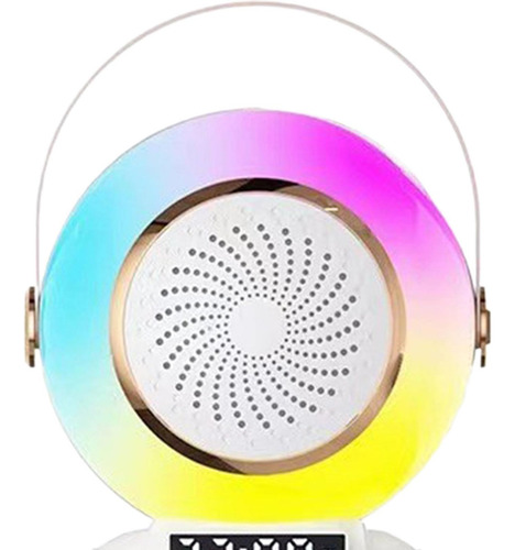 . Máquina De Karaokê Com Microfones E Luzes 2 Microfones