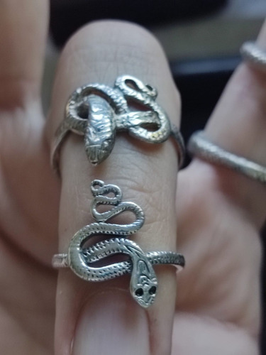 Anillo Plata 925 Vibora Serpiente Unico ! Kendra Joyas