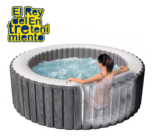 Intex Pure Spa Bañera Hidromasaje Inflable 6 Personas El Rey