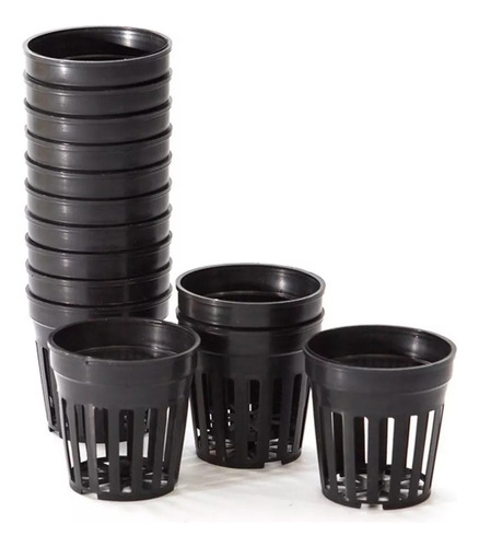 Imagen 1 de 2 de Maceta Hidroponia Canasta N6 Pack 30 Unidades