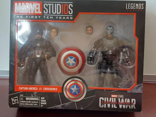 Avengers - Marvel Legends Series Pack 2 Figuras del Capitán América + 4  años