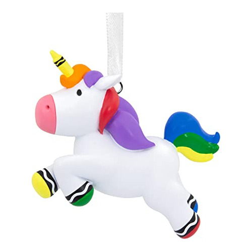 Adorno Navideño Hallmark Crayola Con Diseño De Unicornio